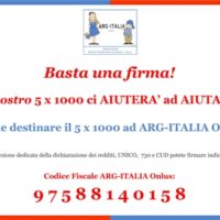 5x1000 Ad ARG-ITALIA Onlus